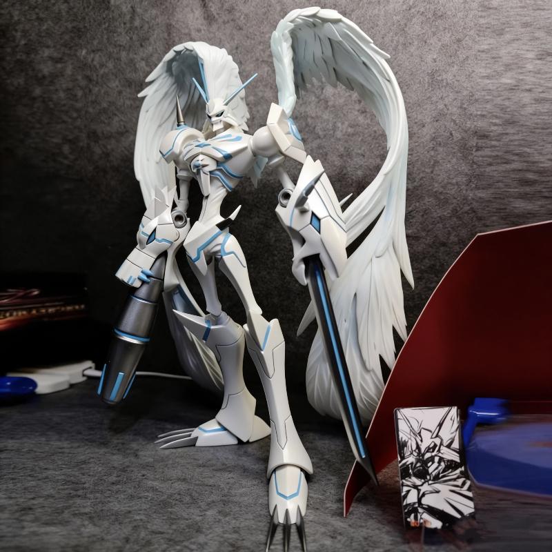19cm Digimon Figure Anime Pokemon Omegamon Merciful Mode Figure Game Peripheral Model Ornament Collect Toy Desktop Display Gift