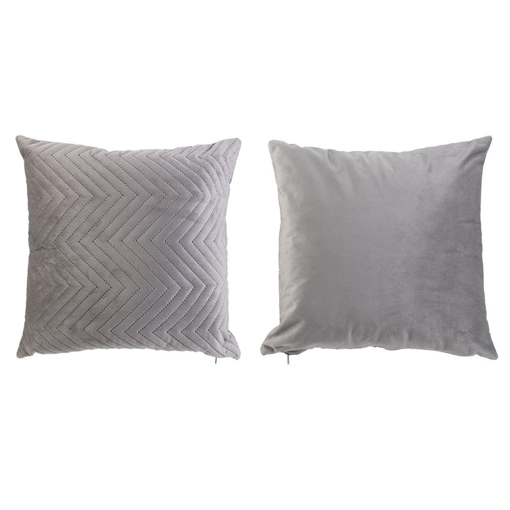 Les Trésors De Lily [R1078] - Designer Cushion 'Scarlett' Gray - 40 Cm