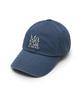 Mattengkim Matin Block Logo Baseballkappe in Rauchblau
