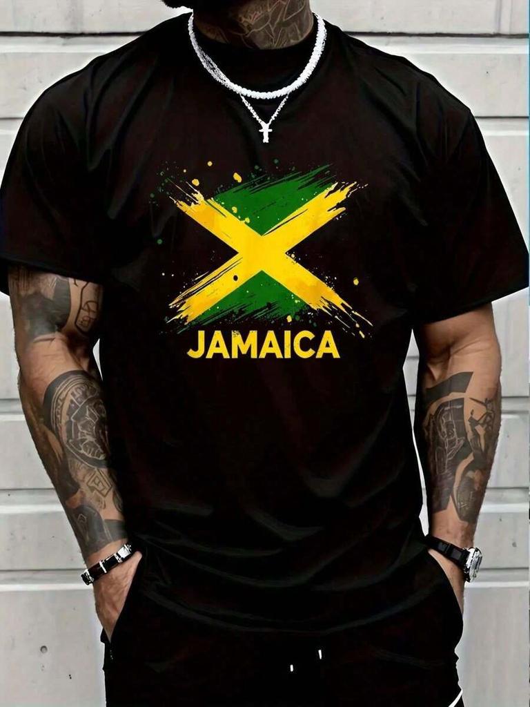 Jamaica Retro Jamaican Flag Unisex T-Shirt
