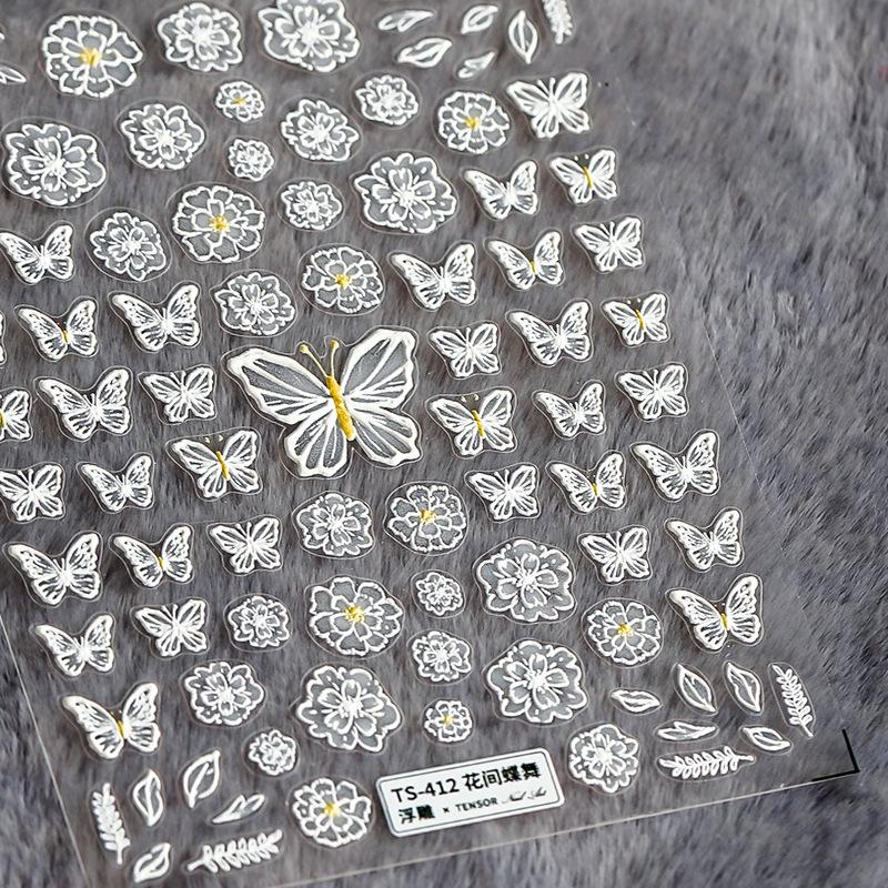 New Fruit Strawberry Jelly Nail Art Cute Stickers Sweetheart Cherry Bow Rabbit Diy Nail Decoration