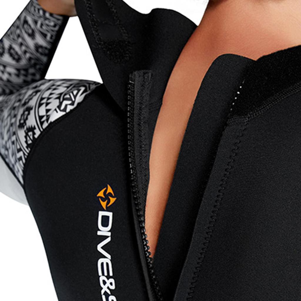 Wetsuit for Adult Back Zipper Diving Suit Winter Swimming Kayak Canoeing Men XXXL