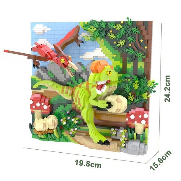 Трехмерный блок динозавров «Мир Юрского периода» — фото 2