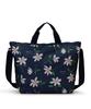 DELUXE EASY CARRY TOTE 4360 Floral Blooms Navy [Official] / /
