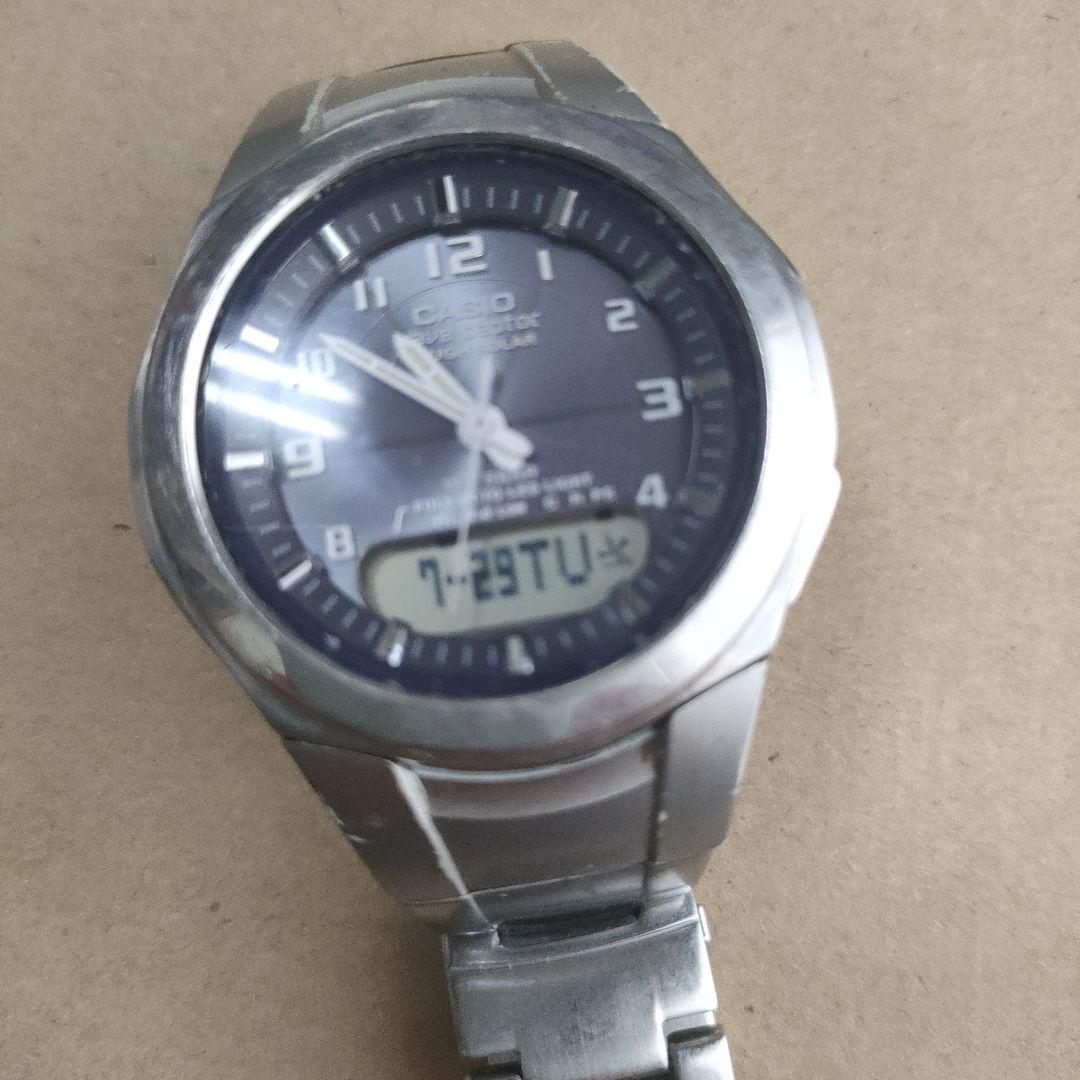 

[USED] CASIO Radio Wave Solar Digital Analog Display Watch