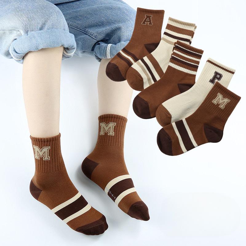 5 par/parti Barn Vinter Sokker Bomull Tykke Hold Varmen Terry-løkke Strømper for 3-13 År Baby Gutter og Jenter Barn Håndkle Sokker