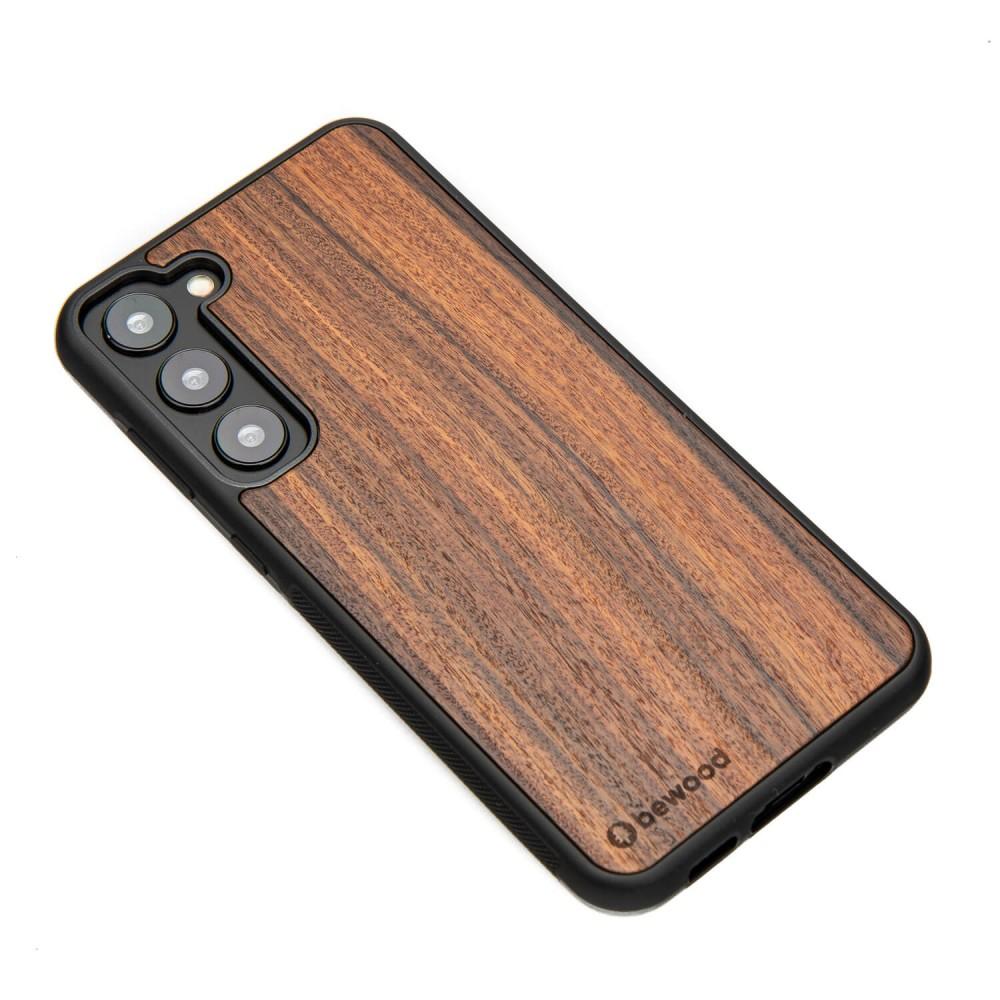 Bewood Wooden Case for Samsung Galaxy S23 Plus, Rosewood Santos