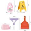 Kids Kindergarten Cleaning Game Toys - Pretend Play Housework Supplies Kit Broom Mop & Dish Washing Children Cleaning Toy Set