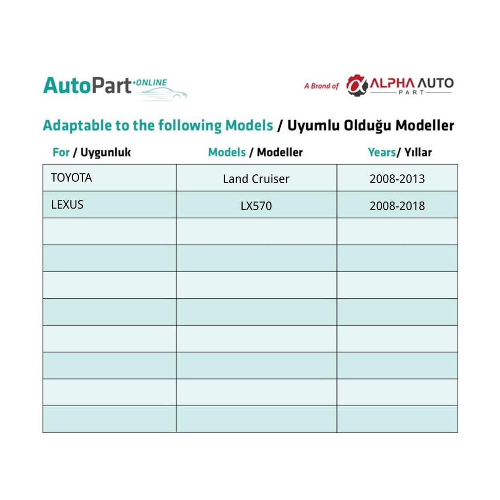 Glass Repair Part for Toyota Land Cruiser, Lexus LX570