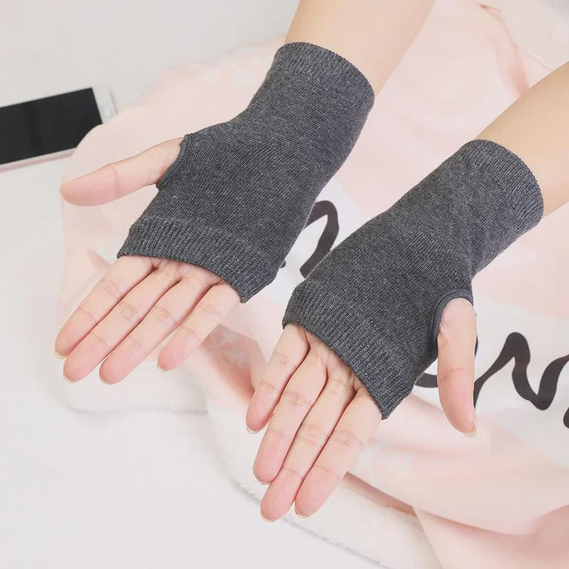 Unisex Winter Warm Fingerless Gloves for Typing, Writing, and Mobile Use
