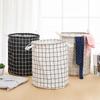 Waterproof Cotton Linen Laundry Hamper: Extra Large Foldable Basket for Dirty Clothes and Toy Storage