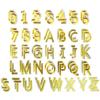 Colorful English Letter & Number Embroidery Patch Set for Clothing Decoration