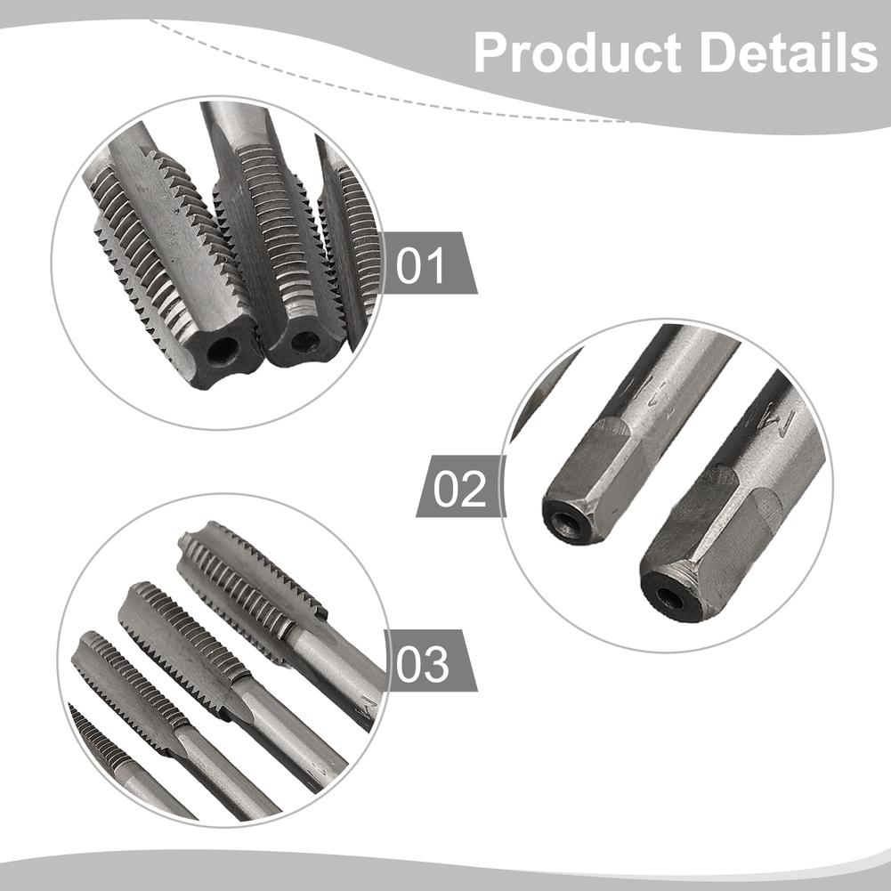 Screw Thread Taps 50mm HSS Drill Bits For Auto Repair Metric Threads Processing Ordinary Steel Processing Stainless Steel