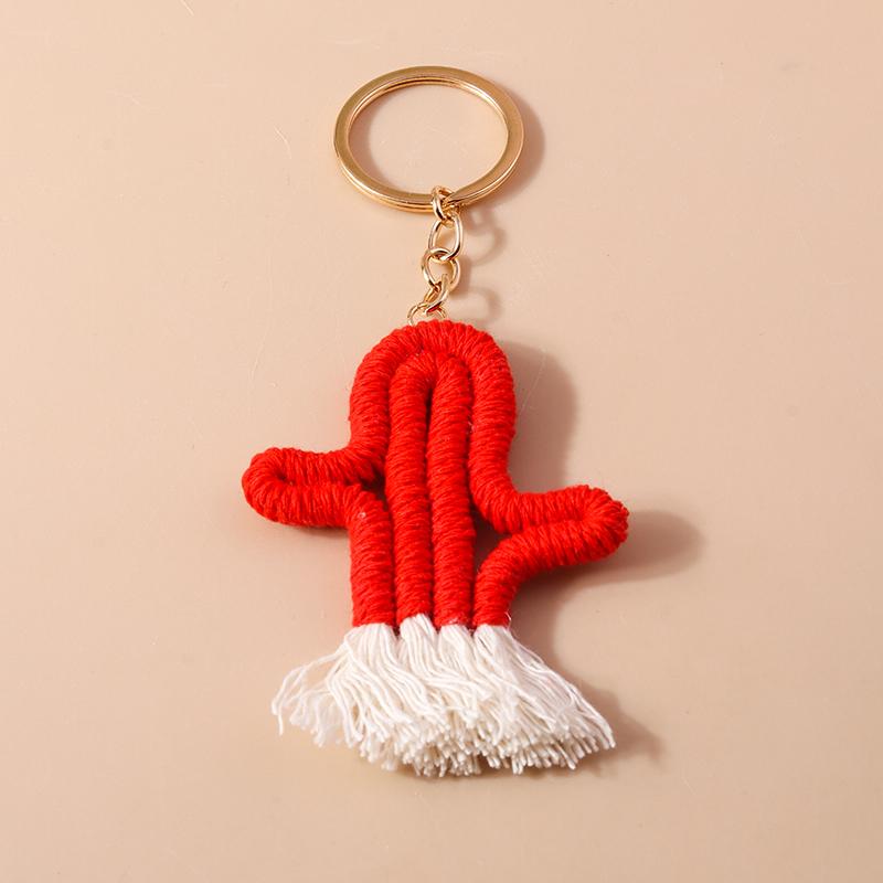 Chaveiro Arco-Íris Fofo Feito à Mão Bola Macia e Fofa Pingentes para Chaveiro para Mulheres Meninas Decoração de Bolsa de Mão Joias Artesanais DIY Presente