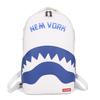Tide Brand Shark Backpack Graffiti Wind Leisure Street Trend Backpack Skateboard Backpack Printing