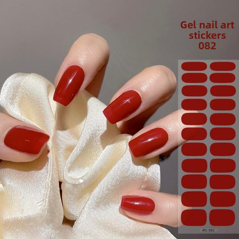 Nail Polish Stickers Without Baking, Nail Polish Glue, Nail Stickers for Manicure