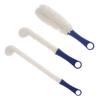 Set of 3 Bendable Foam Bottle Brushes Wine Glass Cleaning Brushes for Cleaning Decanters Goblets Glasses and Mugs