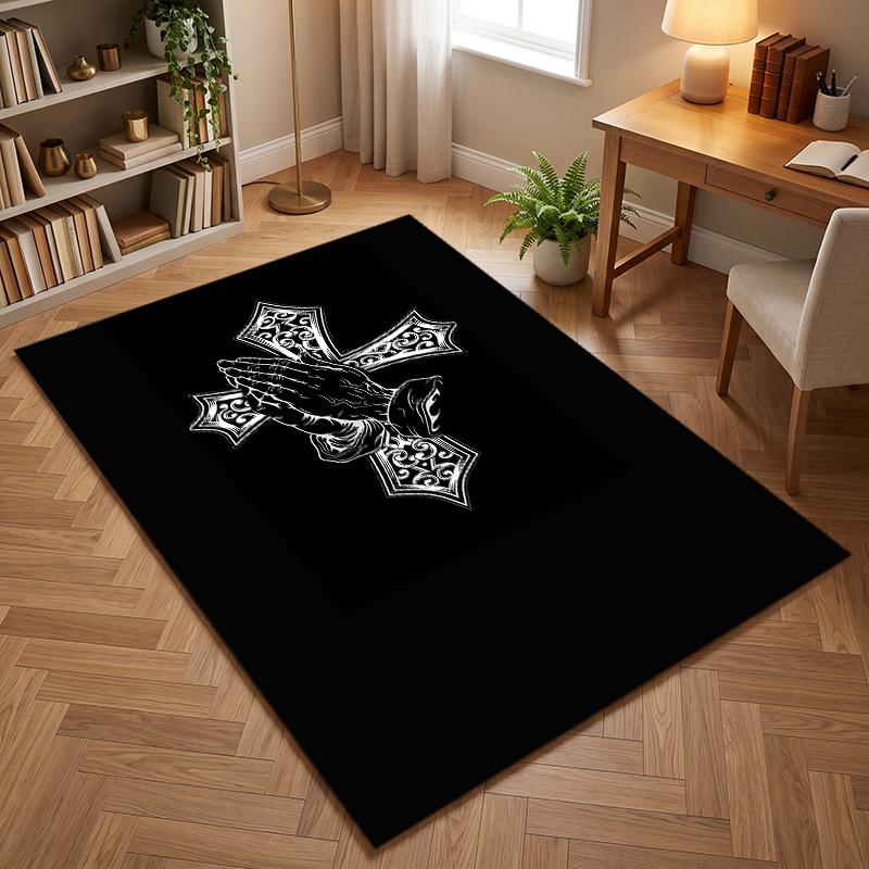 Cross of Forgiveness (1) Office carpets suitable for living rooms bedrooms offices and kitchens a gift for modern home decor
