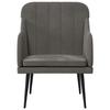 VidaXL Fauteuil Gris foncé 63x76x80 cm Velours 351455