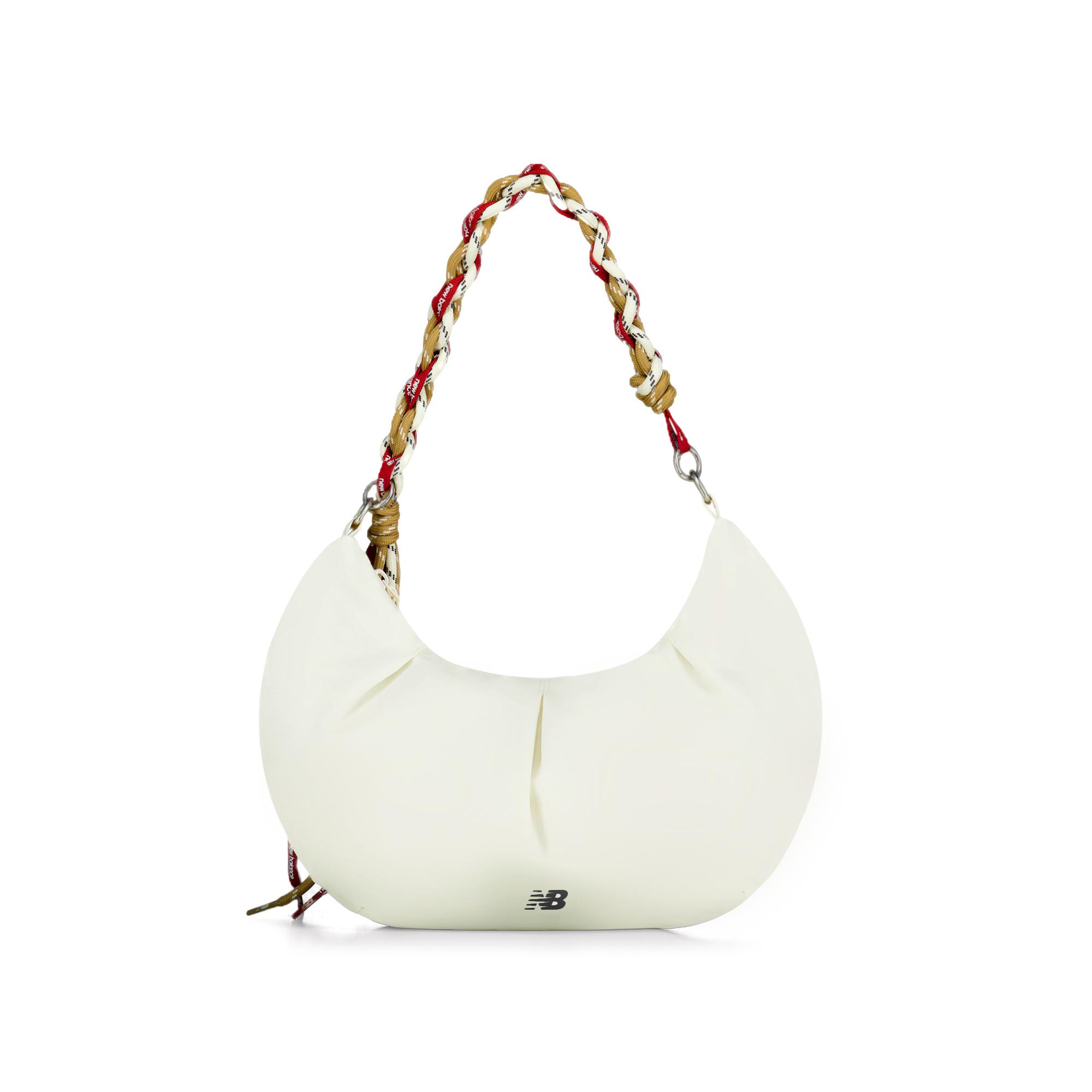 New Balance Fashionable Versatile Simple Fabric Shoulder Bag Women bags White AC1790A-CIC White