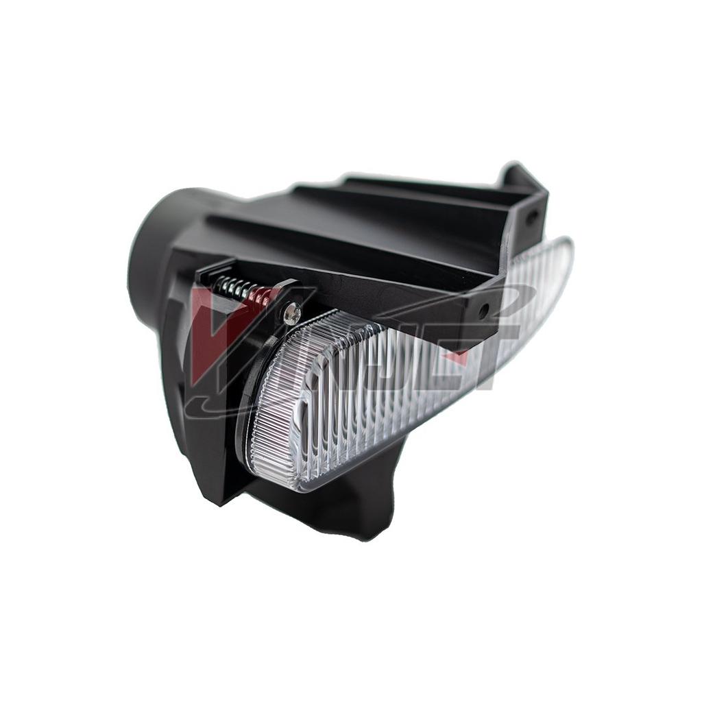 Winjet Clear Right and Left Fog Light Lamps for Ford OE Bulb 1 Pair WJ30-0559-09 1999-2004 Mustang, Factory-Style Replacement,