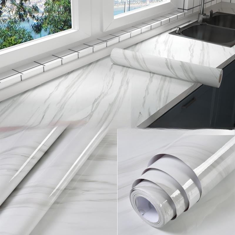 

Мраморная кухонная маслостойкая пленка, плита, водонепроницаемые, влагостойкие, самоклеящиеся обои, столешница, ремонт шкафа, плитка, наклейка 40cm×1m