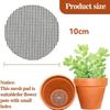 100 Pieces Set Bonsai Pots Mesh Pad Flower Pot Drainage Mat