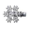Cool-toned Snowflake Hair Clip - New 2025 Autumn/Winter Side Hairpin for Girls, Perfect for Christmas