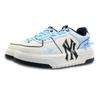 MLB Chunky Liner Abrasion Resistant Slip Resistant Low Top Skateboard Shoes Unisex Black White Blue 3ASXCA12N-50WHS(Team652-M)
