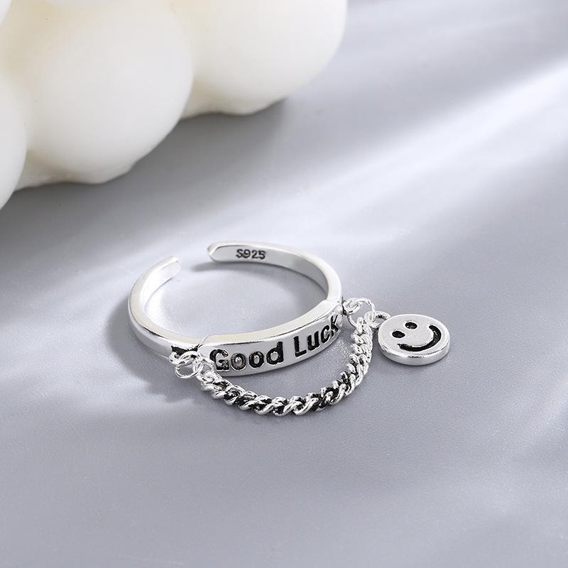 Men’s S925 Silver Index Finger Ring - Trendy Niche Style, Internet Celebrity-Inspired, Simple Yet High-End.