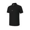 Golf Series Simple Classic Retro Personality Comfortable Versatile Casual Sports Woven Short Sleeve Polo Shirt Men Tops Deep-Black A11M615406FBK