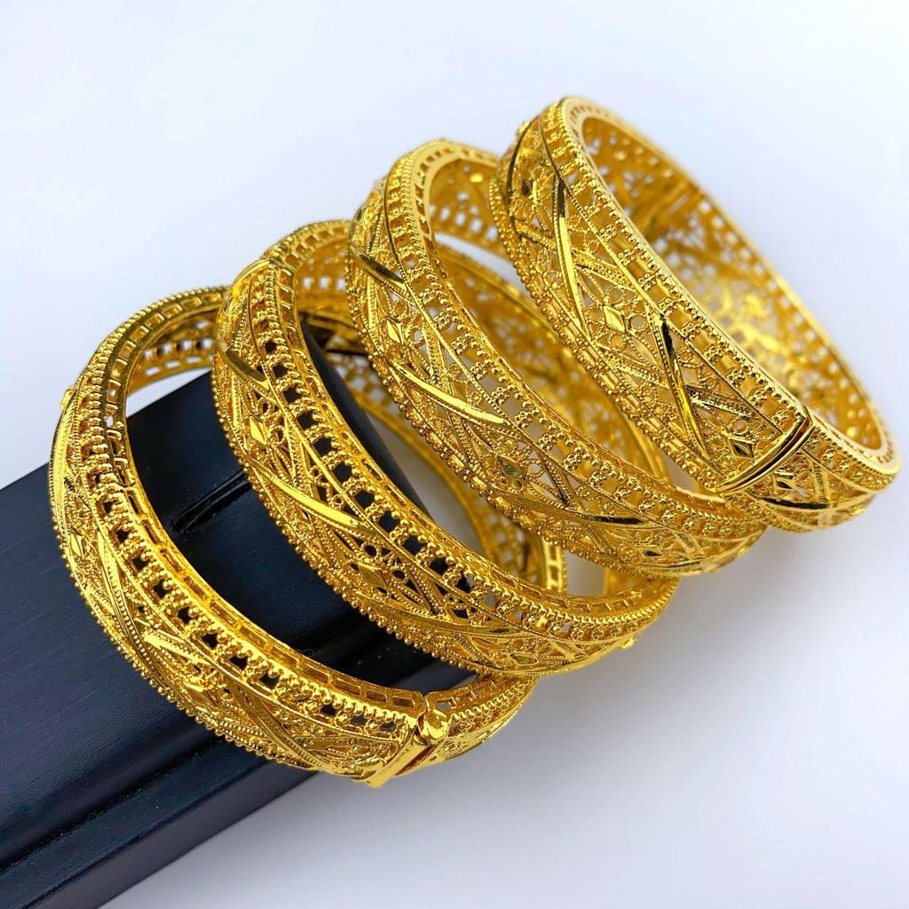 Pulsera nupcial de aleación bañada en oro - Estilo de lujo de Dubái