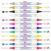 Waterproof Nail Art Pen 12/24 Color Nail Art Marker Quick Drying Pen DIY Nails Art Portable Art Tools for Home Salon