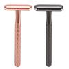 Double Sided Shave Tool Manual Alloy Non Slip Long Handle Safety Shaving Tool with Cutter Refills fo