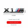BMW M Series Thunder Edition Car Trunk Badge Emblem Sticker Compatible with 1M 2M 3M 4M 5M 6M 7M 8x1M X2M X3M X4M X5M X6M X7M X5 fsdf08