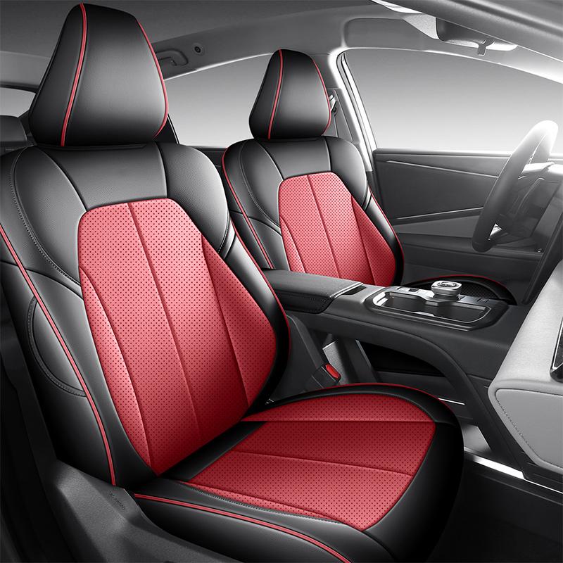 Premium Leather Car Seat Covers For Toyota BZ5 2026 Breathable Durable Seat Cushion Protection Automotive Parts-Full Coverage