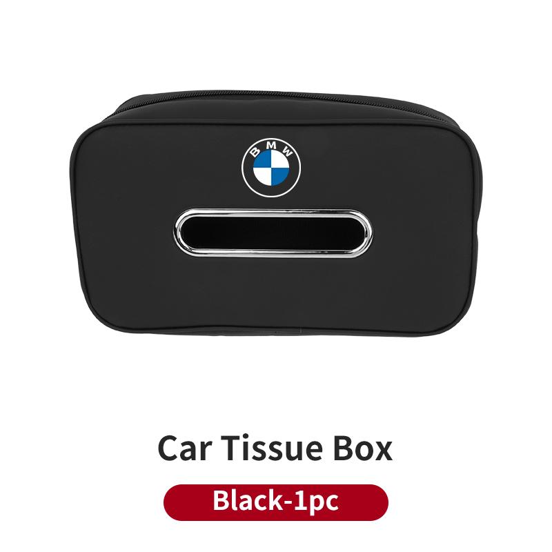 

2025 Hot Car Seatback Tissue Box Armrest Paper Napkin Storage Bag Accessories For BMW E46 E90 E60 F30 F10 E39 E36 F20 E87 E90 E7