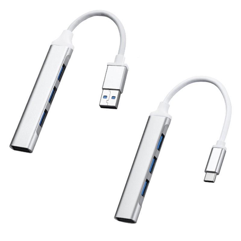 USB3.0 Type-C Expansion Dock: 1-to-4 Notebook Hub for USB Devices