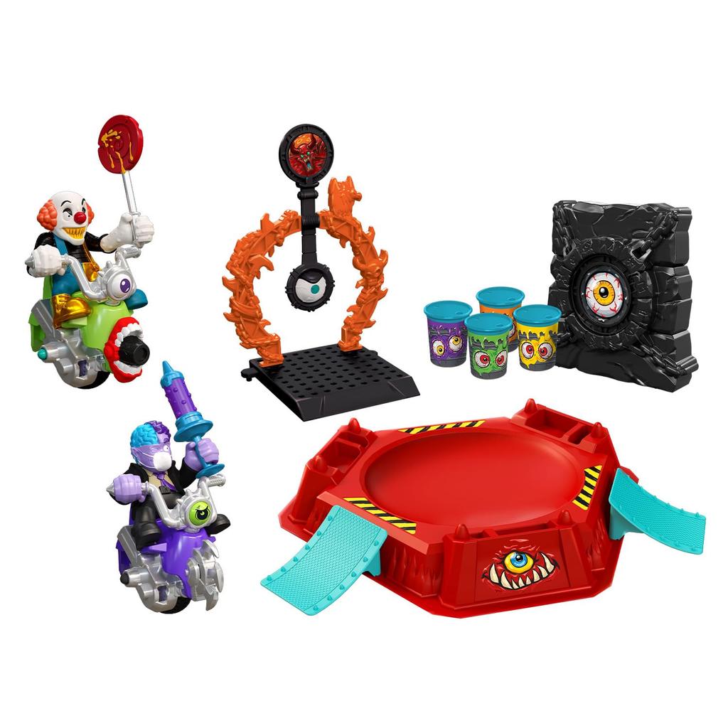 Monsumoto DX Battle Arena Set 02 Knight Joker Mad Doctor K Set Monsumoto Rider Kirakira Clear [BANDAI] & (Bonus Ver. 2)