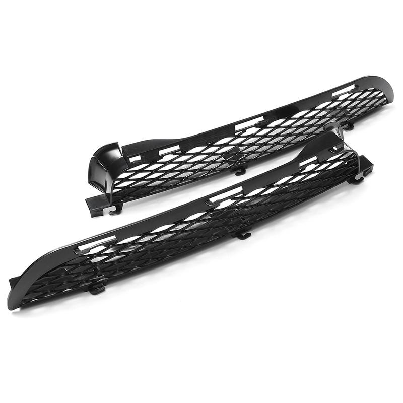 Paar Frontstoßstange Kühlergrill Unterer Nieren Lufteinlassgitter Zierleiste Passend für BMW 2004-2006 X5 E53 Facelift Autozubehör Ersatzteil