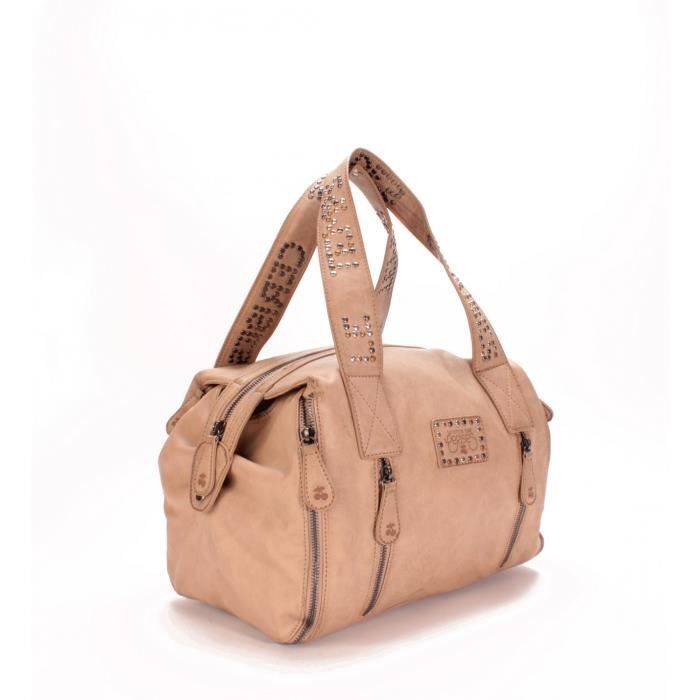 Sac - LE TEMPS DES CERISES - Fresh 1 Sable - Toile enduite - Epaule - Femme