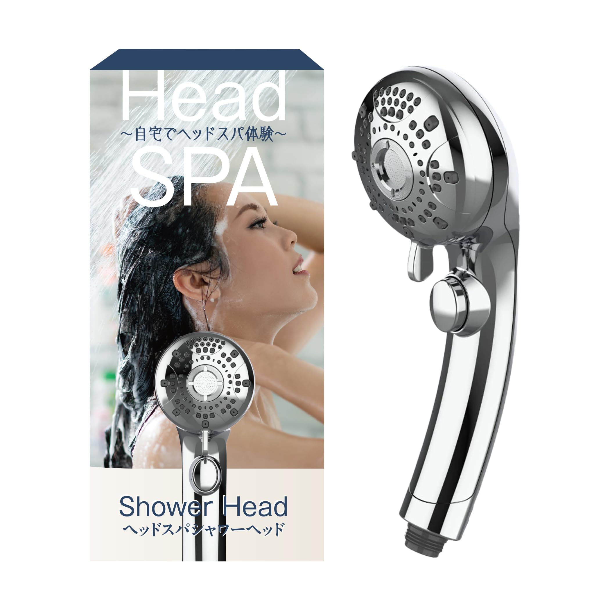 

спа для головы в душевой лейке Head spa поток воды и точечный массаж Микро нано пузырьки стандарт 6 режимов Для воды для ванны стоп [Опыт дома] [6-ступенчатый