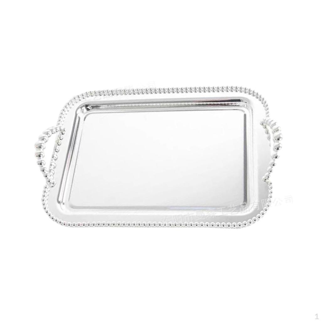 Art Serving Tray Decorative Dessert Elegant Vanity Food for Party Eating