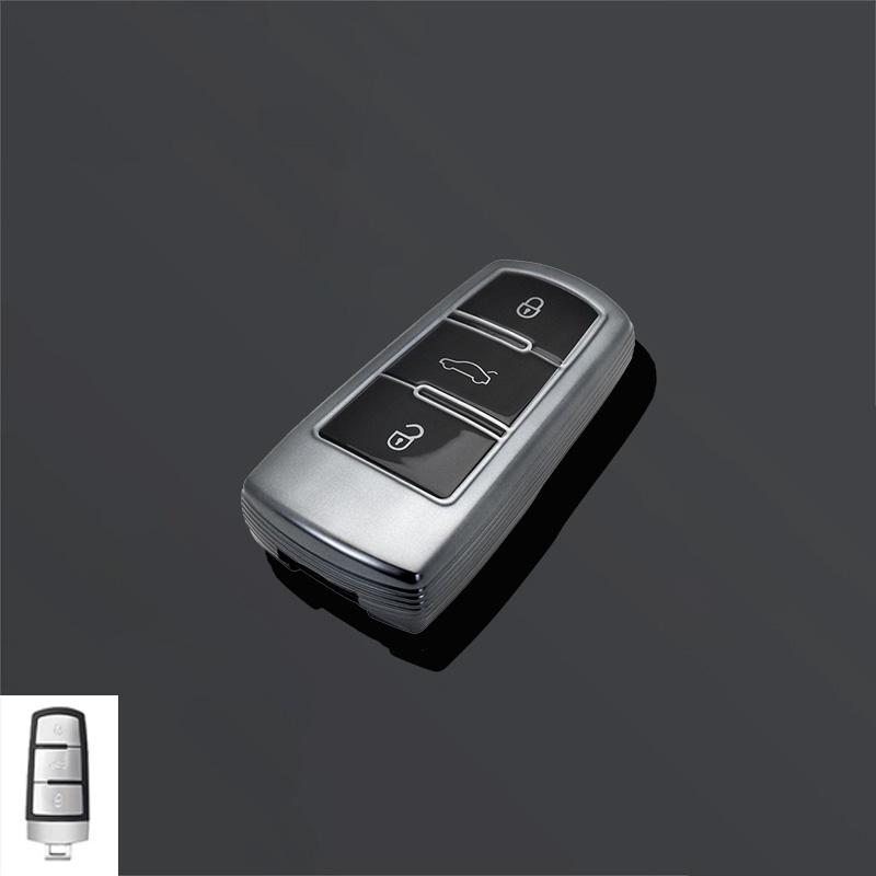 TPU Car Key Case Cover For Volkswagen VW CC Passat B6 B7 Passat 3C CC Maogotan R36 B5 B7L Protector Shell Auto Accessories