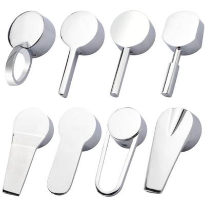 Metal Faucet Handle Chrome Plated Lever Handle Replacement Taps Switch Handle  Kitchen Bathroom