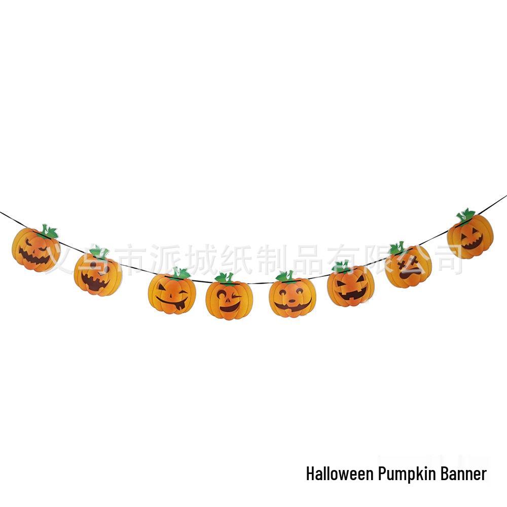 Halloween Ghost Festival Party Mask & Pumpkin Bat Photo Props