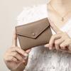 Multi-card Slot Envelope Short Wallet Korean Style Small Purse Bag PU Leather Wallet  Girls