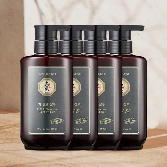 [Danggi Hair] Gold Shampoo for Oily Hair 500ml x 4