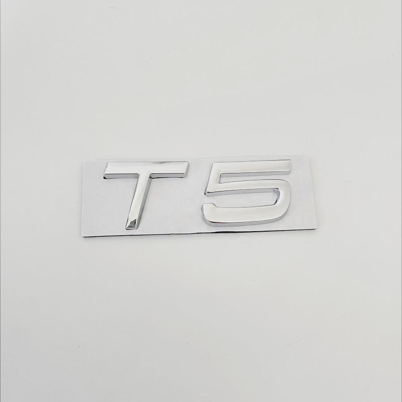 3D Metall T5 Logo T6 Emblem AWD Buchstaben Auto Kofferraum Emblem Für S60 C30 850 S40 V40 V70 XC60 V50 S70 C70 V90 T5 T6 AWD Aufkleber