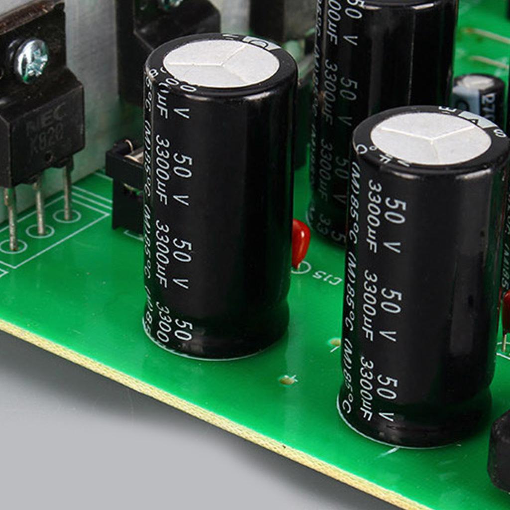Stereo Audio Power Amplifier Board Module W/ 3300UF 50V Filter Capacitors Stereo Audio Power Amplifier Relay Protection